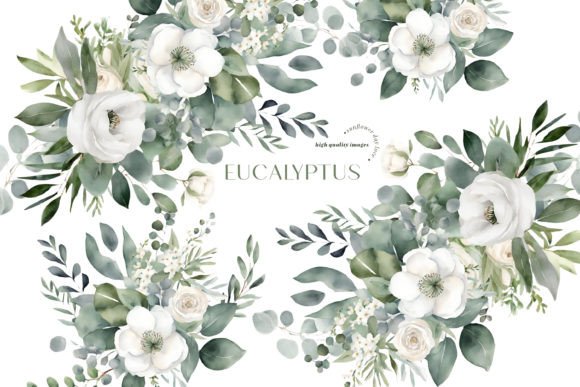 Download Elegant Eucalyptus Greenery Clipart - Elegant Collection