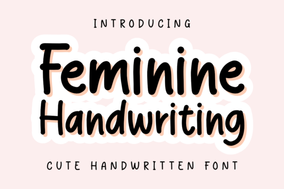 Download Feminine Handwriting - Hand Collection
