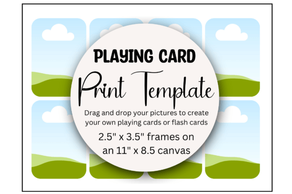 Download Playing Card Print Template - Template Collection